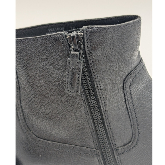 Cole Haan Naia Pointed Toe Block Heel Booties Women's Black Size US7.5B - Picture 6 of 7